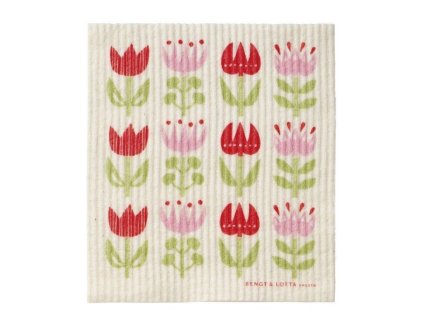 celulozova uterka tulip red 17x20