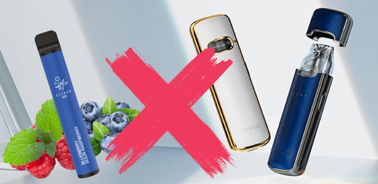 Jednorázové e-cigarety X POD systémy - Extrémní cenový rozdíl?!