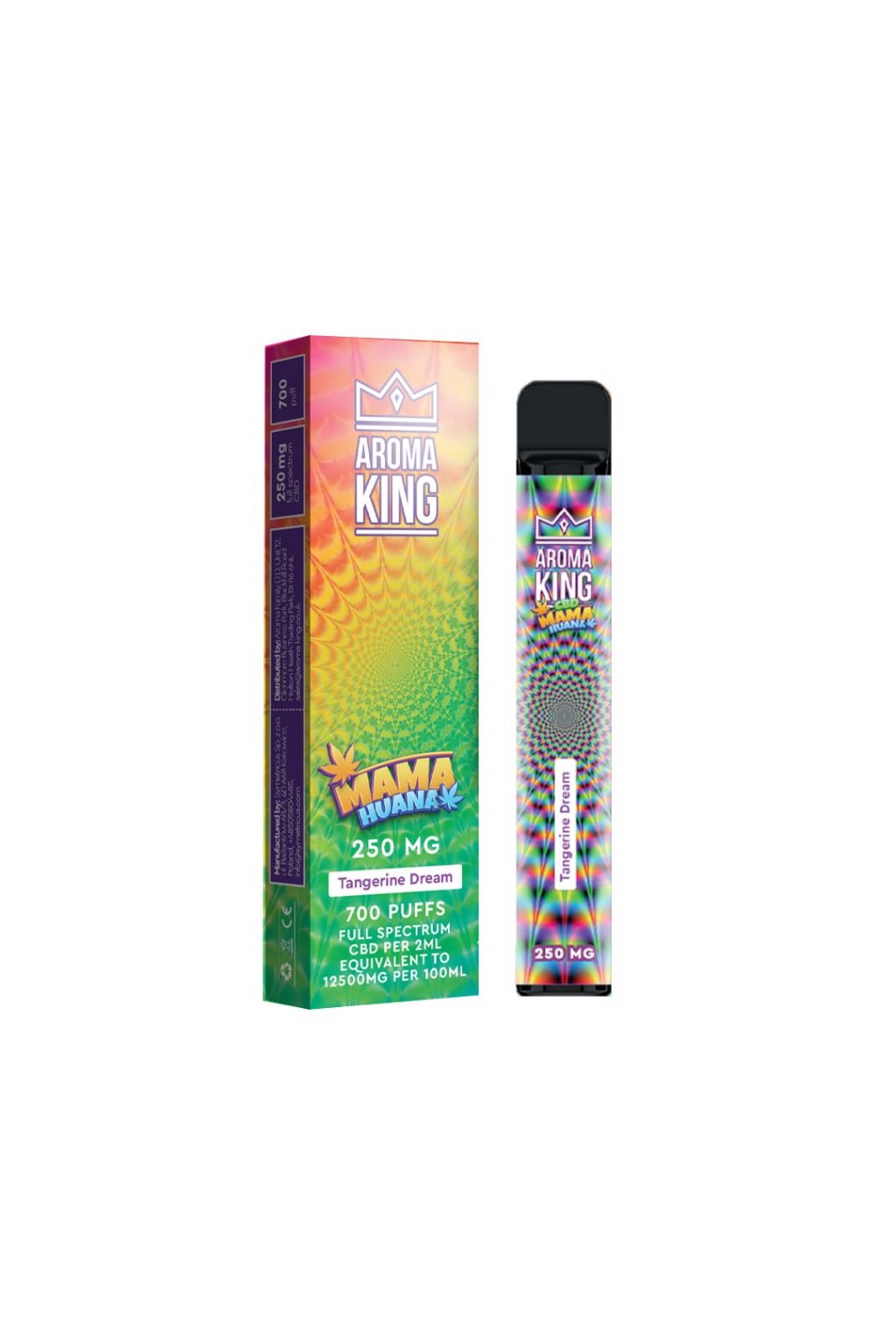 aroma king vape mama huana 250 mg cbd tangerine dream