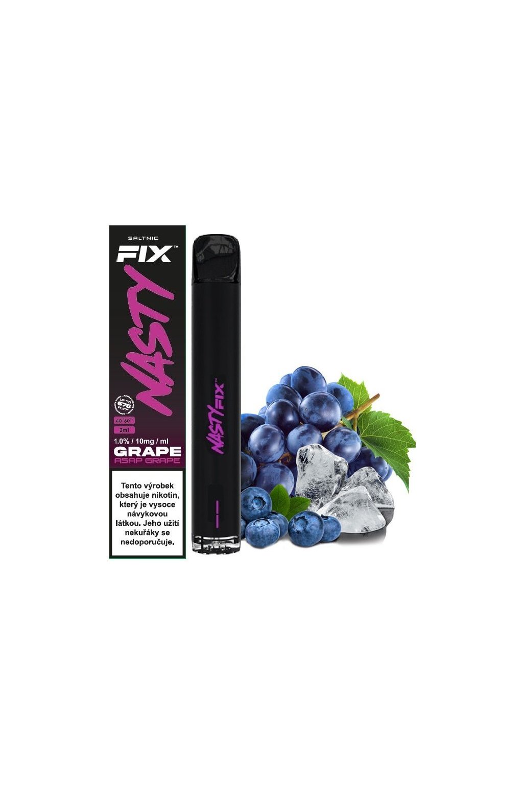 nasty juice air fix elektronicka cigareta asap grape 10mg