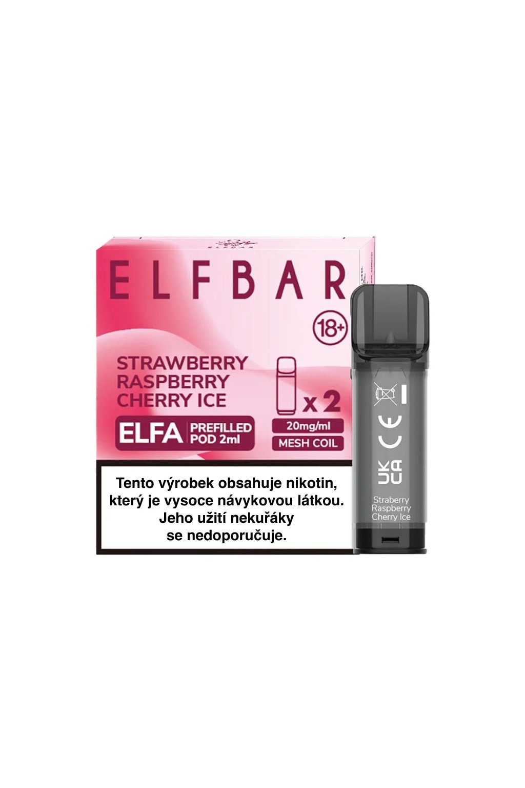 Elf Bar ELFA Pod Strawberry Raspberry Cherry Předplněný POD
