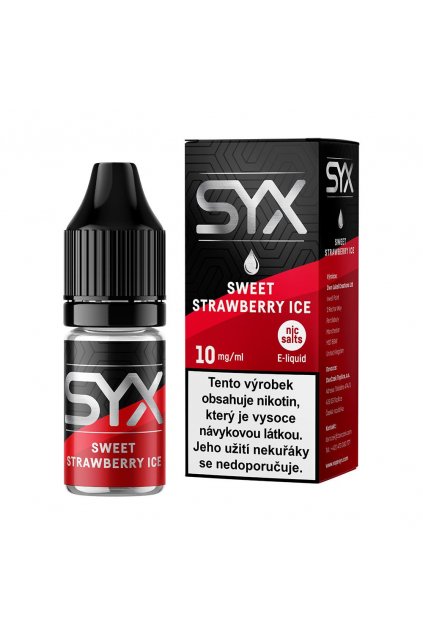 E liquid SYX Sweet Strawberry Ice 10mg min