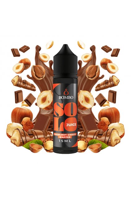 Bombo Solo Juice Shake and Vape Hazelnut Choco Waffer min