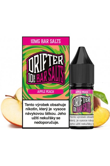 Drifter Bar Salt e liquid Apple Peach min