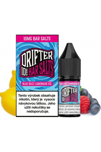 Drifter Bar Salt e liquid Blue Razz Lemonade Ice min