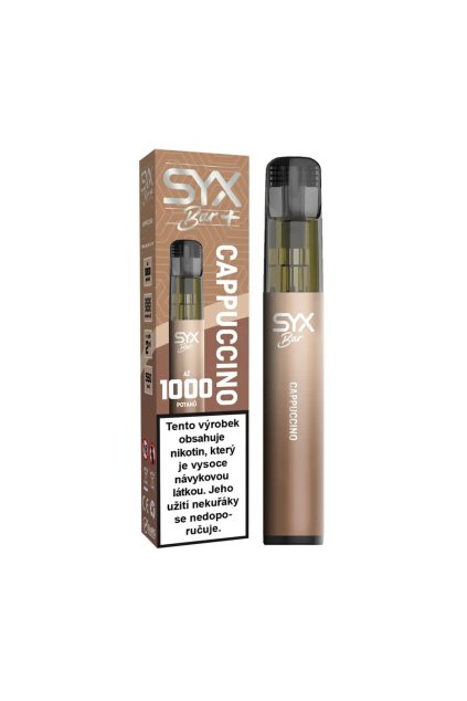 Syx Bar+ Cappuccino jednorazova e cigareta min