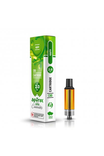 CBD cartridge Aporex Apple 2ml min