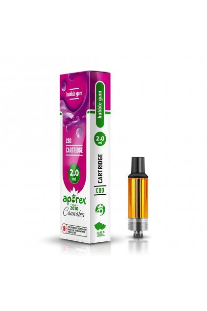 CBD cartridge Aporex Bubble Gum 2ml min