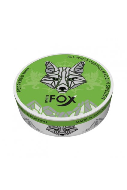 white fox peppered mint nikotinove sacky nicopods