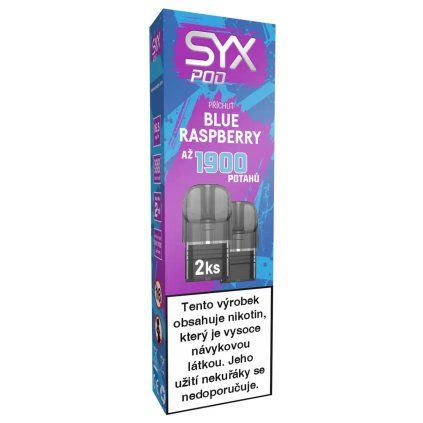 Syx Pod Blue Raspberry Predplneny pod