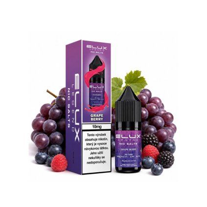 E liquid Elux Legend Salt Grape Berry 10mg