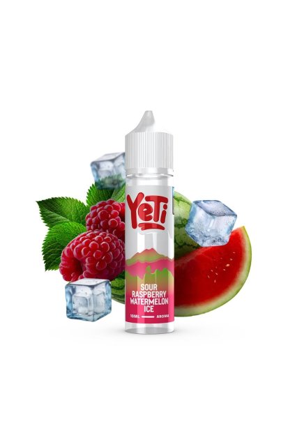 Yeti Shake and Vape aroma Sour Raspberry Watermelon Ice min
