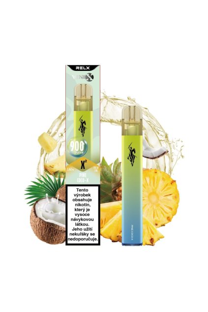 Venix X2 Pine Coco x jednorazova e cigareta min