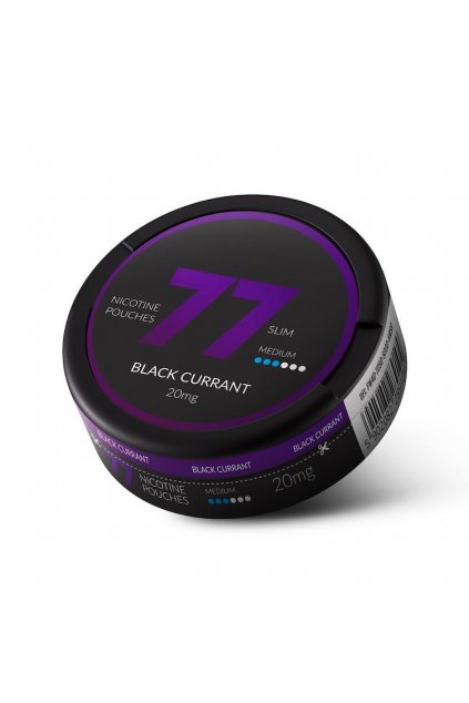 77 Black Currant Dark Nikotinove sacky