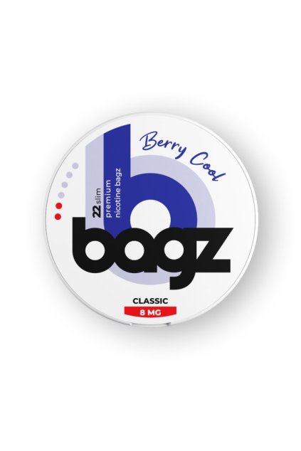 Bagz Berry Cool 8mg nikotinove sacky min