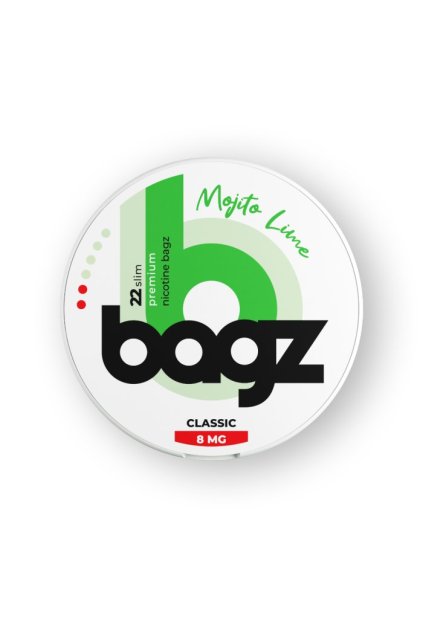 Bagz Mojito Lime 8mg nikotinove sacky min