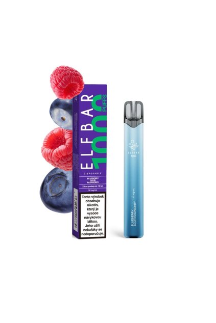 Elf Bar 1000 Blueberry Sour Raspberry Jednorazova e cigareta min