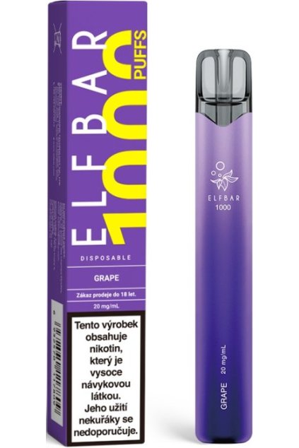 Elf Bar 1000 Jednorazova e cigareta Grape min