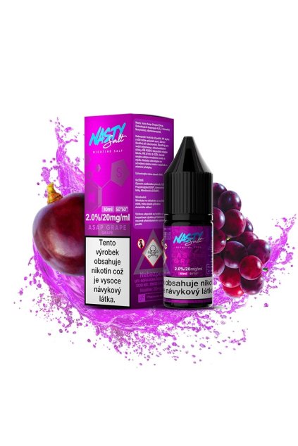 E liquid Nasty Salt Asap Grape min