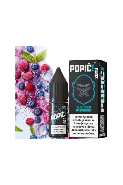 E liquid Popic! Blue Sour Raspberry min