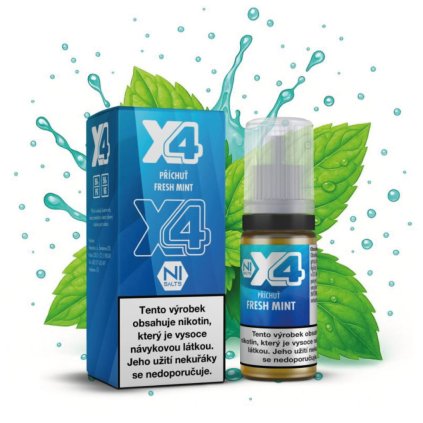 X4 Bar Juice E liquid Fresh Mint