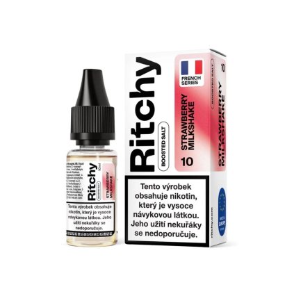 E liquidy Ritchy Salt Strawberry Milkshake 10mg