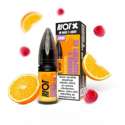 E liquid Riot X Salt Orange Raspberry Ice 20mg