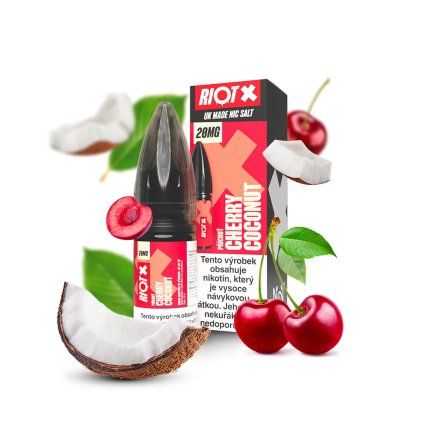 E liquid Riot X Salt Cherry Coconut