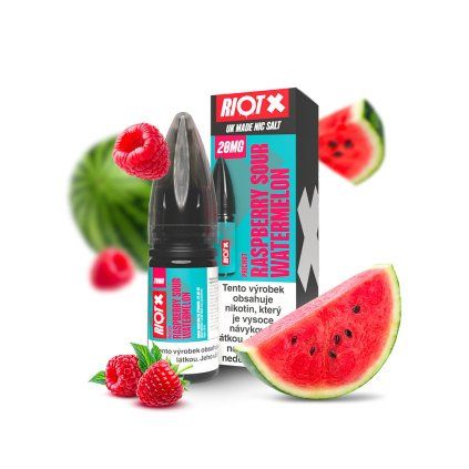 E liquid Riot X Salt Raspberry Sour Watermelon