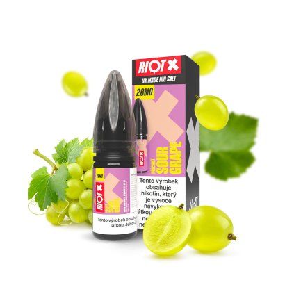 E liquid Riot X Salt Sour Grape