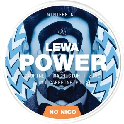 Kofeinove sacky Lewa Power Wintermint