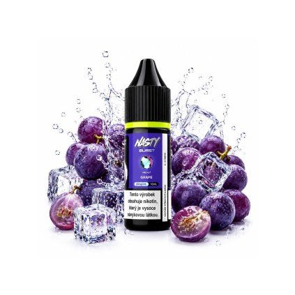 E liquid Nasty Burst Salt Grape