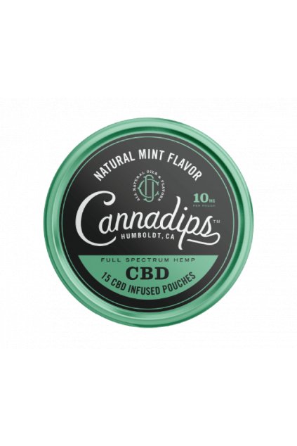 cannadips cbd sacky natural mint nordiction