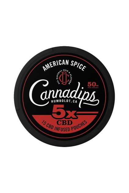 Cannadips American Spice CBD sacky 50mg
