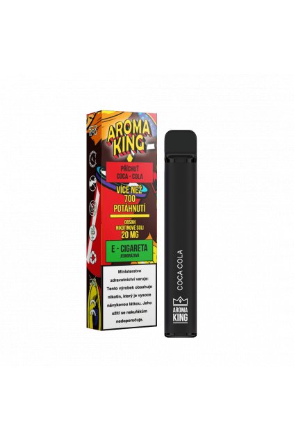 Aroma King jednorazova e cigareta cola cosmic 700 potahnuti min