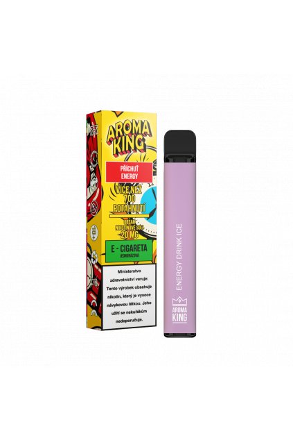 Aroma King jednorazova e cigareta energy drink cosmic 700 potahnuti min