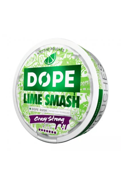 dope lime smash crazy strong nikotinove sacky 1+1 akce min