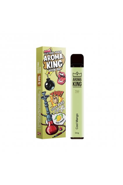 jednorazova e cigarate aroma king cool mango hookah