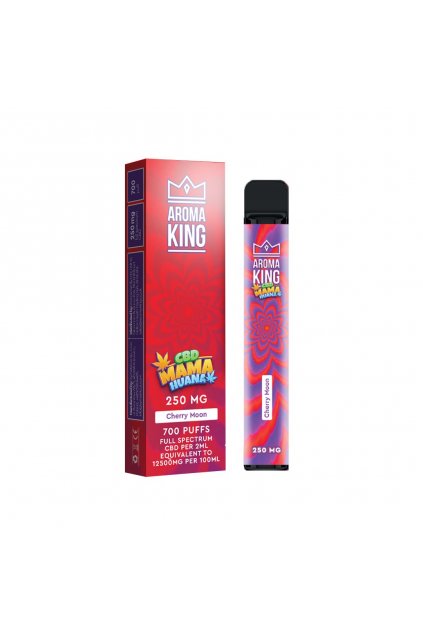 aroma king vape mama huana 250 mg cbd cherry