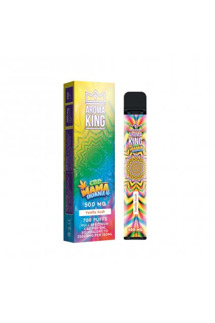 aroma king vape mama huana 500mg cbd vanilla kush