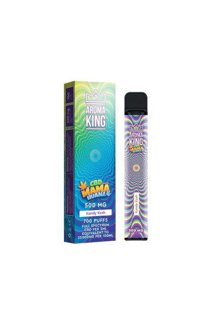 aroma king vape mama huana 500mg cbd kandy kush