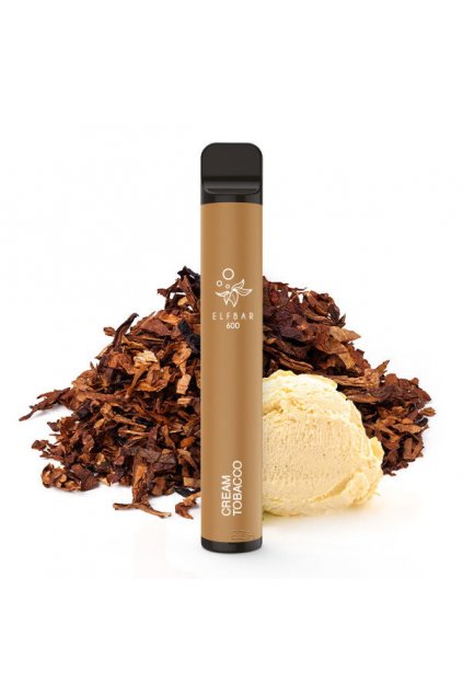 elf bar cream tobacco e cigareta