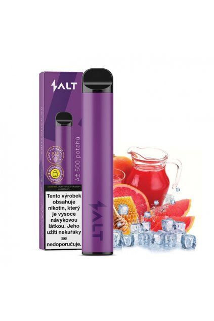 salt 600 jednorazova e cigareta honey grapefruit tea min