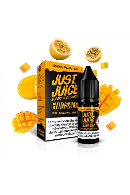 E liquid Just Juice Salt 20 mg mango passion fruit min