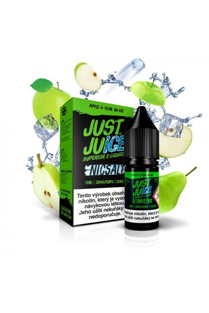 E liquid Just Juice Salt 20 mg apple pear on ice min