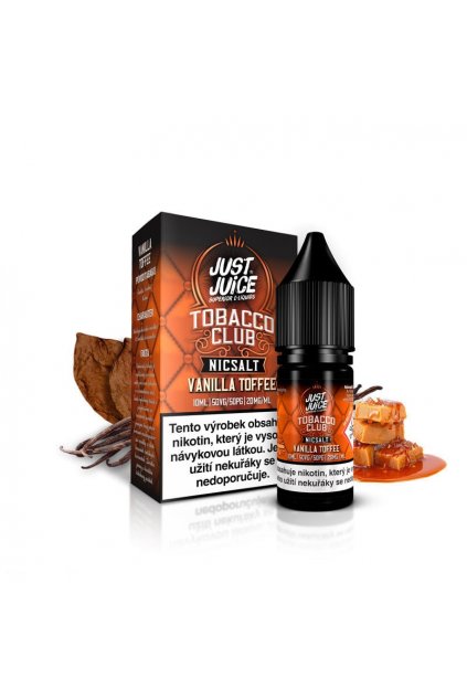 E liquid Just Juice Salt 20 mg tobacco club vanilla toffee min