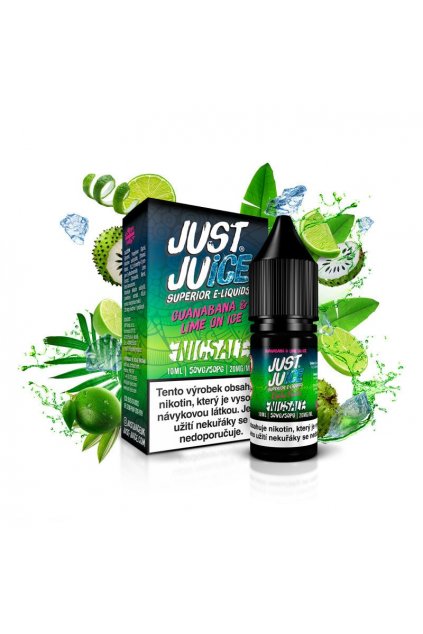 E liquid Just Juice Salt 20 mg guanabana lime on ice min