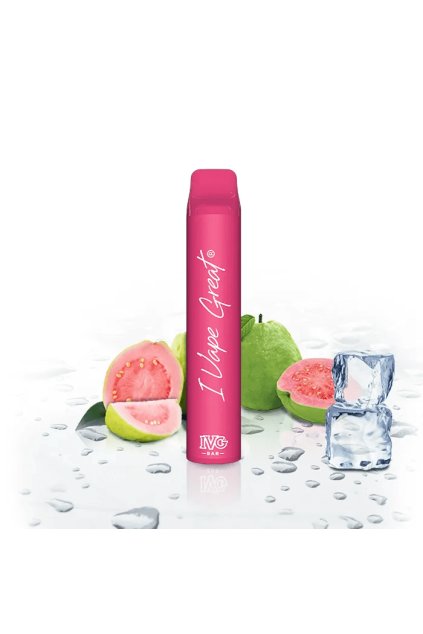 IVG Bar plus ruby guava jednorazova e cigareta min