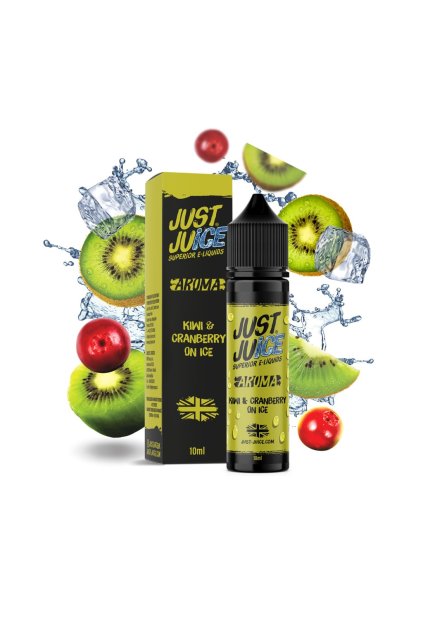 Just Juice Shake and Vape Kiwi Cranberry On Ice min