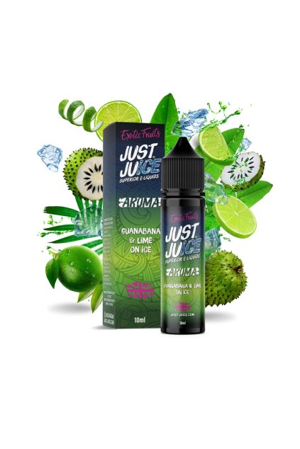 Just Juice Shake and Vape Guanabana Lime On Ice min